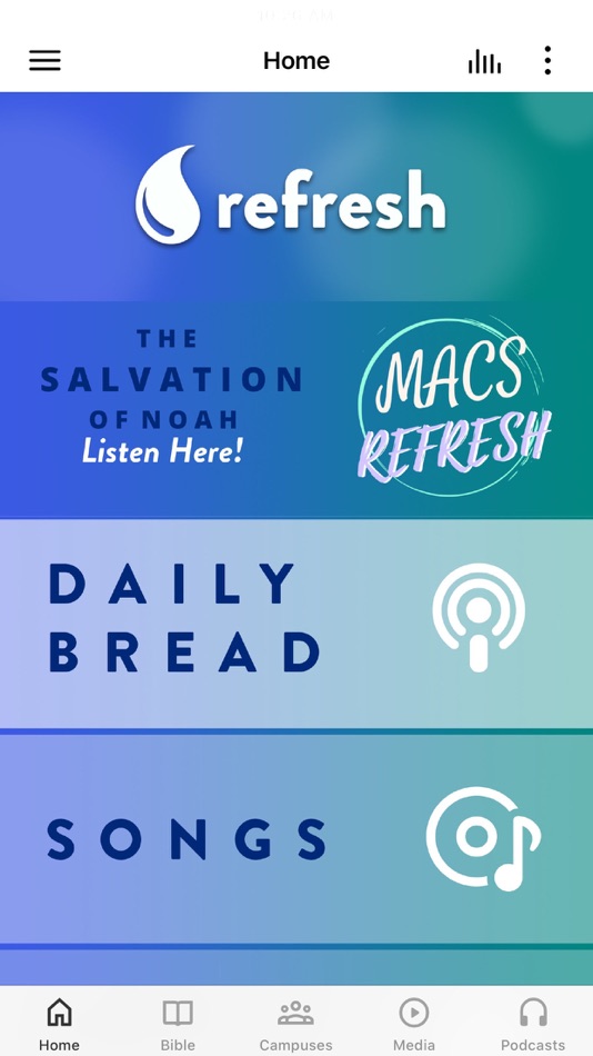 #1. Get Refreshed! (iOS) 由: Christians on Campus