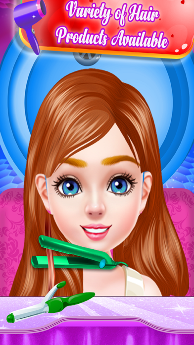 Cute Girl Super Hair Salon Screenshot