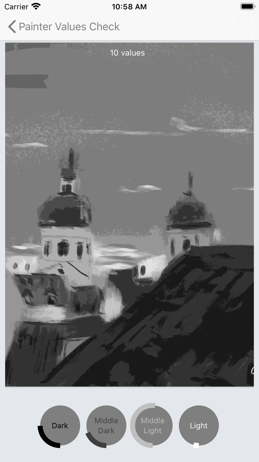 #4. Painter Values Check (iOS) Podle: Daniel Lao