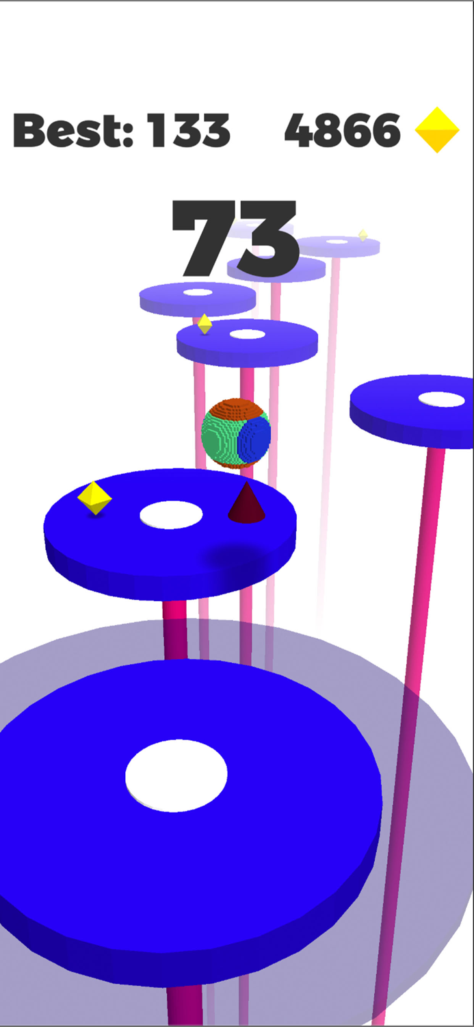 Dancing Ball On Magic Tiles 3D