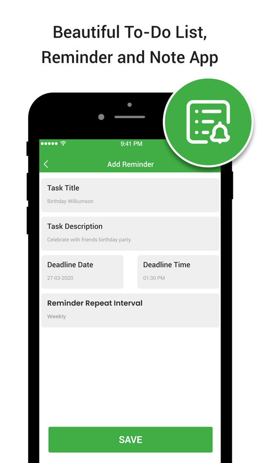 #3. To Do List : Notes & Reminders (iOS) By: Nitin Katrodiya