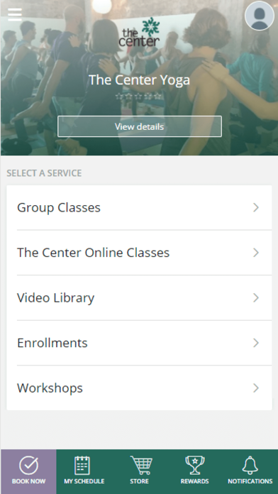 The Center Yoga Screenshot