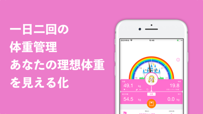 姫様「体重記録」かわいいキャラと一緒にダイエット screenshot1