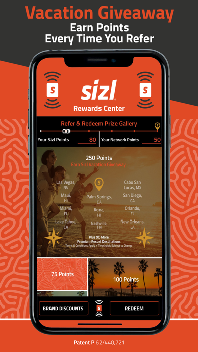 Sizl ReferralPay & Brand Deals Screenshot