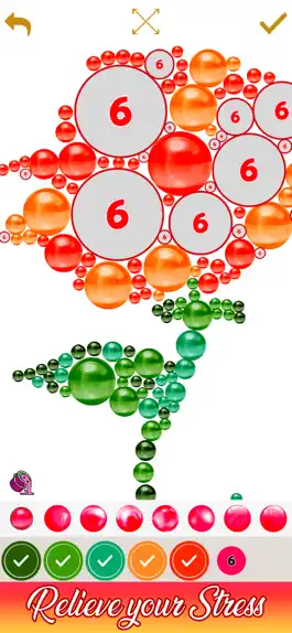 Game screenshot Magnetic Balls Color by Number apk