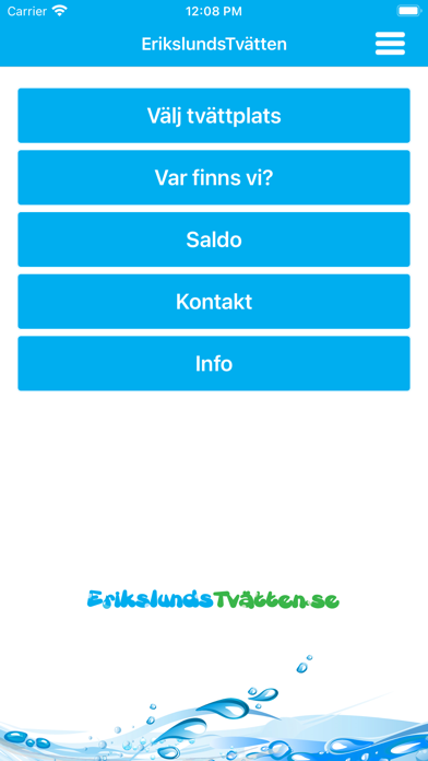 ErikslundsTvätten Screenshot