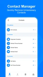 contacts backup & manager iphone screenshot 2