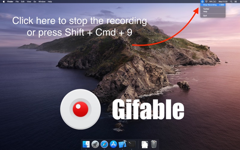 How to cancel & delete gifable - gif screen recorder 1