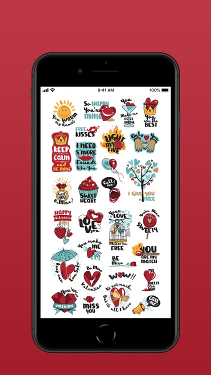 LOVE – Valentines Day Stickers