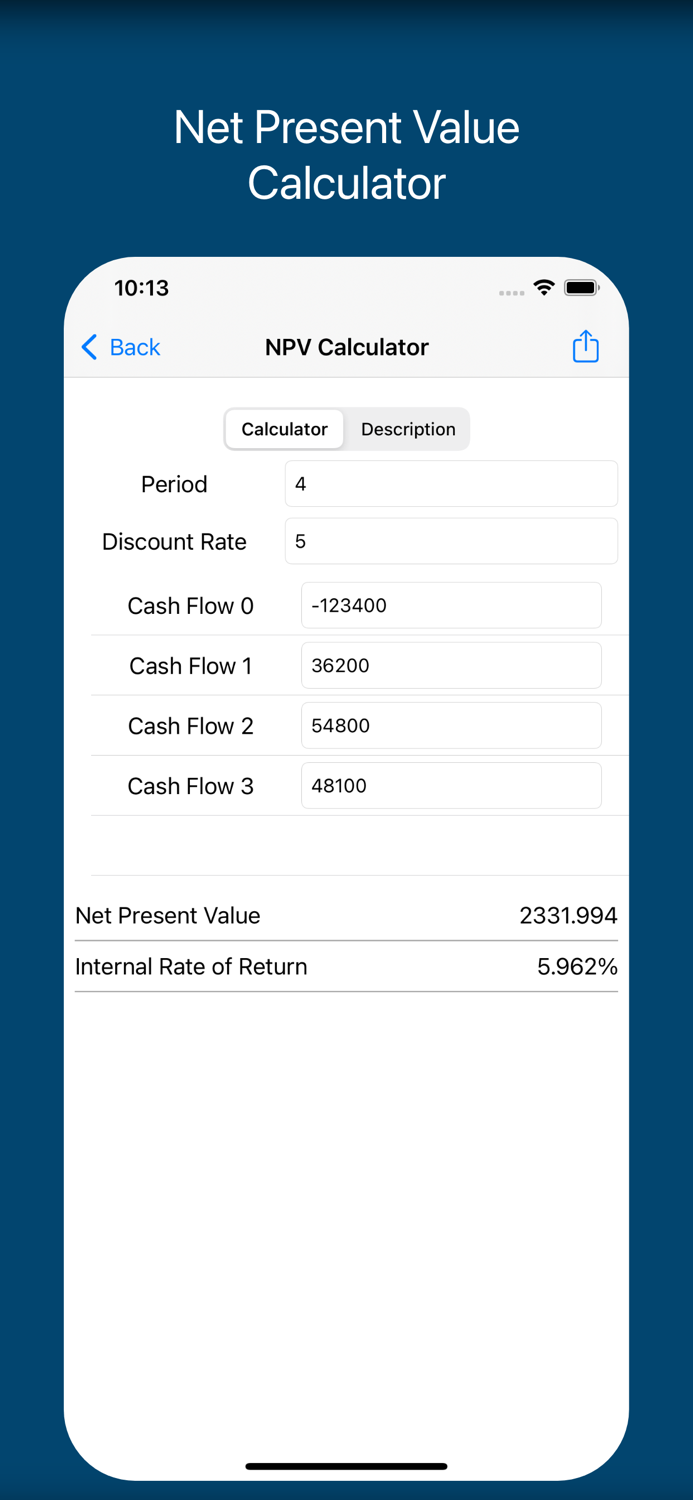 Ray Financial Calculator