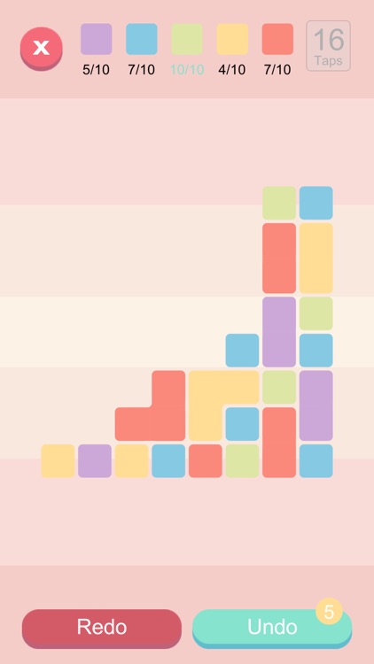 Blocks And Taps - Brain puzzle screenshot-4