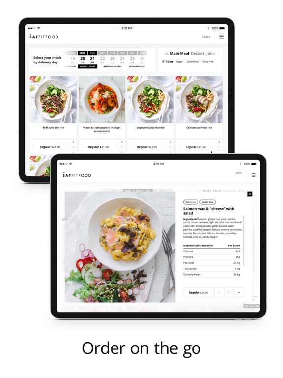 Screenshot #5 pour Eat Fit Food