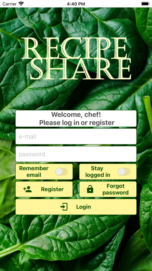 #6. Recipe-Share (iOS) 由: Mark Pothecary