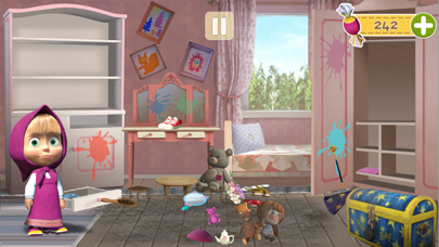 Masha and Bear Clean House Screenshot