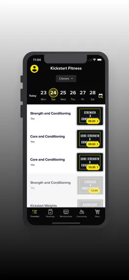 Game screenshot Kickstart Fitness App hack