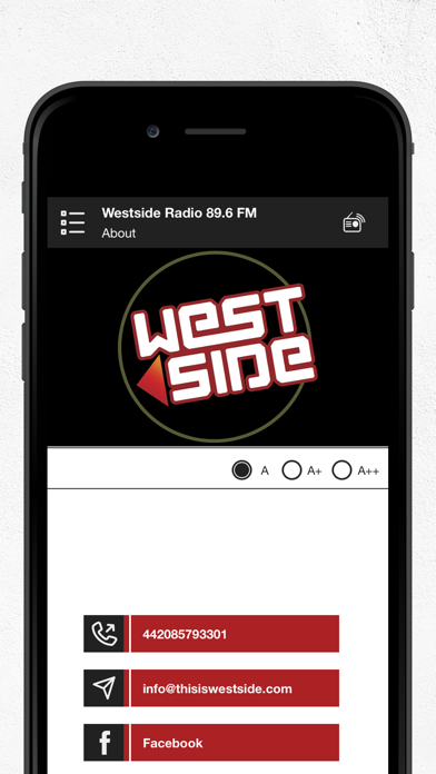 Westside Radio 89.6 FM Screenshot