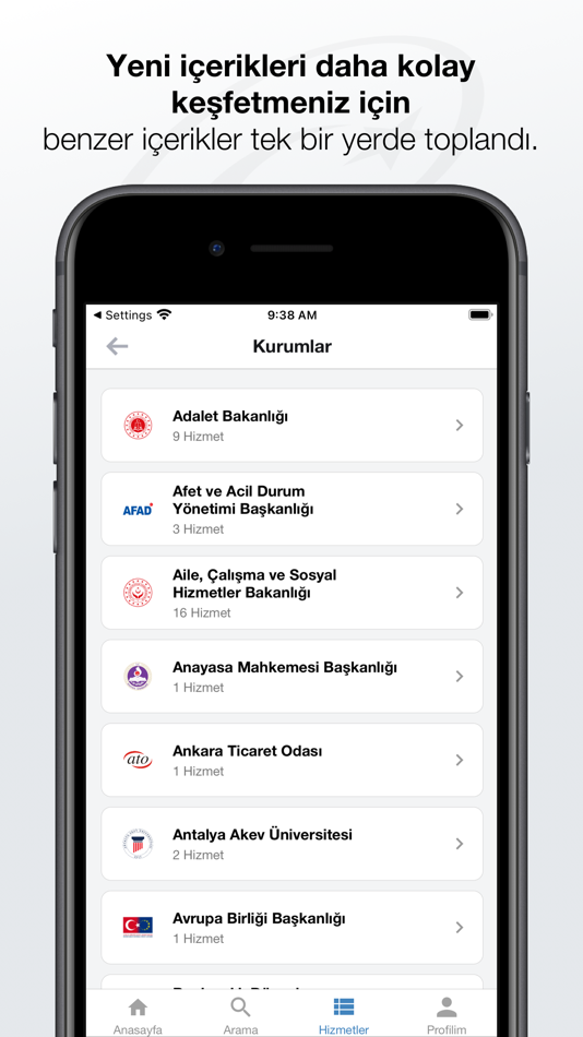 #3. e-Devlet (iOS) Podle: Turkiye Cumhuriyeti Cumhurbaskanlıgı Dijital Donusum Ofisi Baskanlıgı