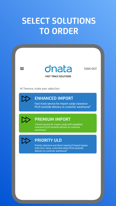 dnataSG Fast Track Screenshot
