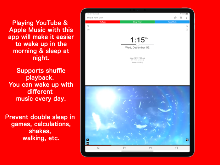 Sleep and Alarm Clock with Music