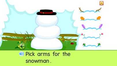 Starfall Snowman Screenshot