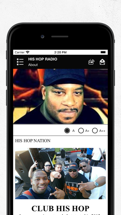 HIS HOP RADIO Screenshot