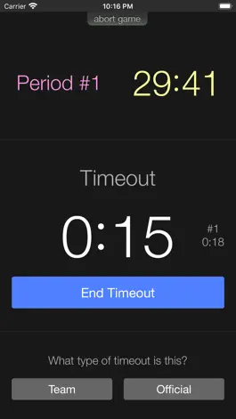 Game screenshot JamTimer - for roller derby apk