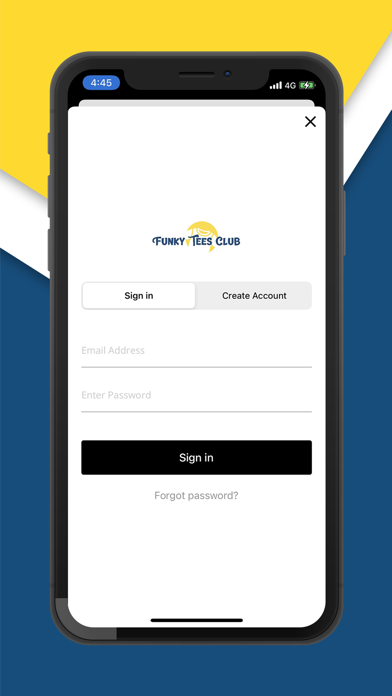 FunkyTeesClub - Shopping App Screenshot