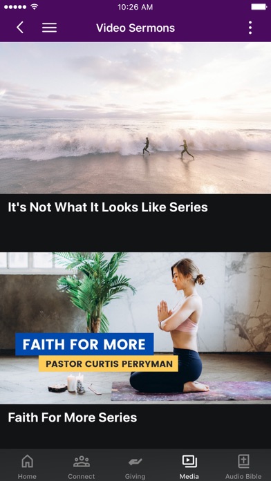 Kingdom Life Faith Center Screenshot
