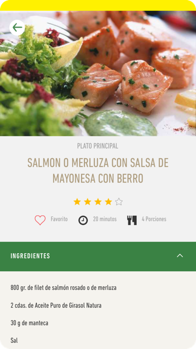 Recetas Natura Screenshot