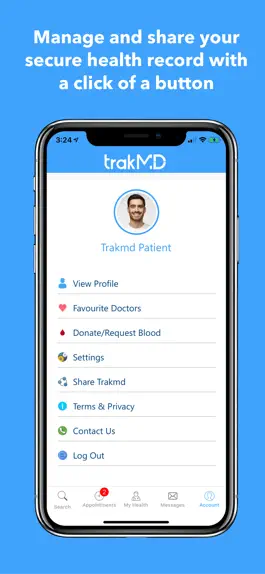 Game screenshot trakMD: Find & Book Doctors hack
