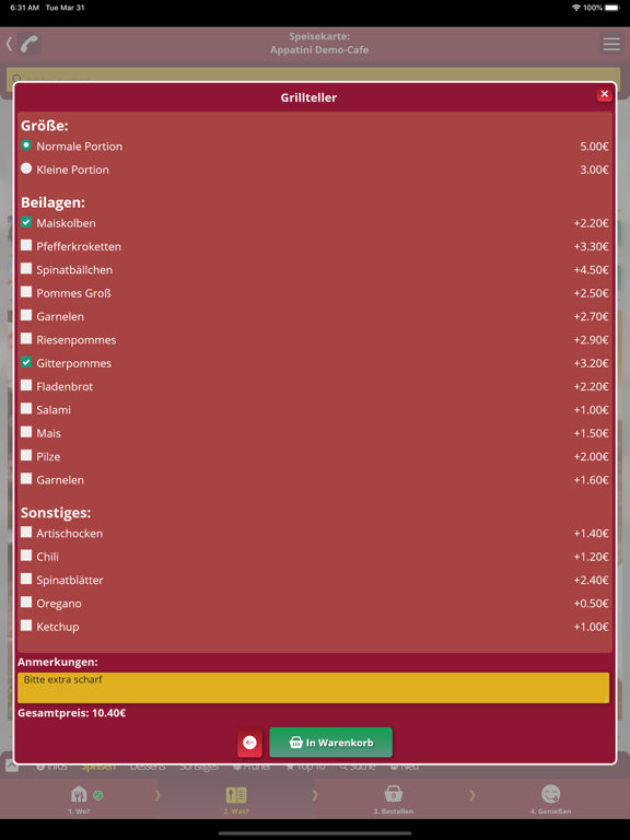 Screenshot #5 pour Appatini: Einfach. Bestellen.