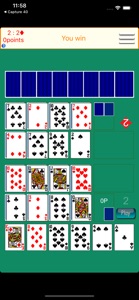 Capture 40 Points Card Game screenshot #6 for iPhone