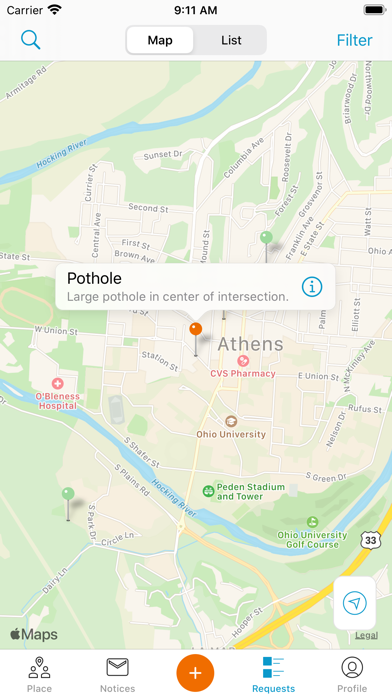 Athens Ohio City Source Screenshot