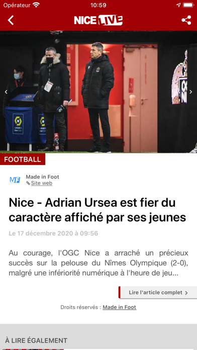Nice Live : Actu & Sport Screenshot