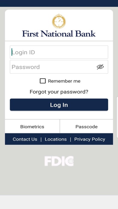 First National Bank Mobile Screenshot