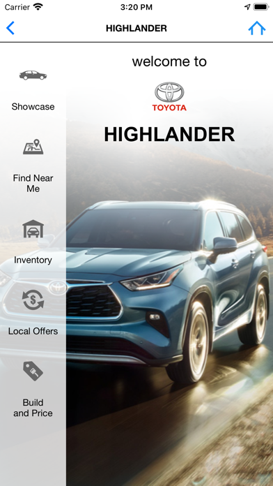 Toyota Highlander Screenshot