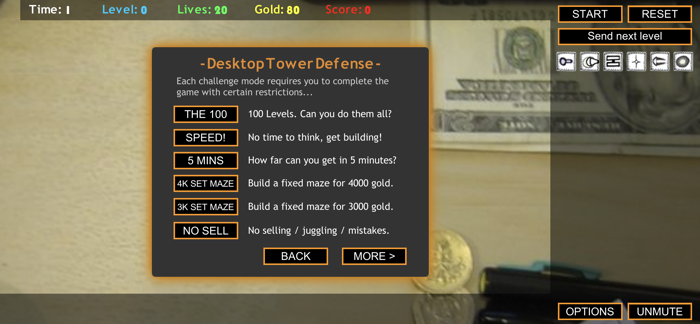 Desktop Tower Defense