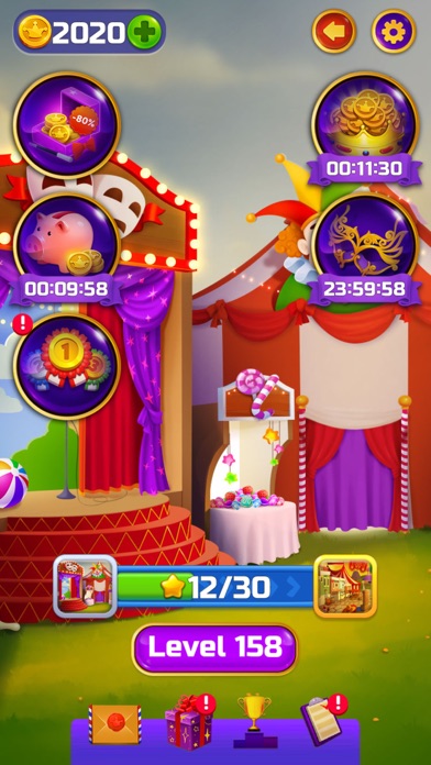 Circus Words: Magic Puzzle Screenshot