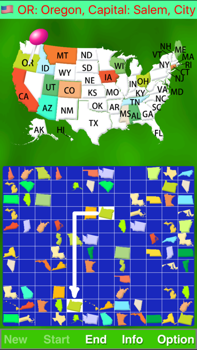 Map Solitaire screenshot 4