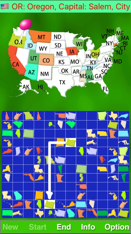 Map Solitaire - USA screenshot-3