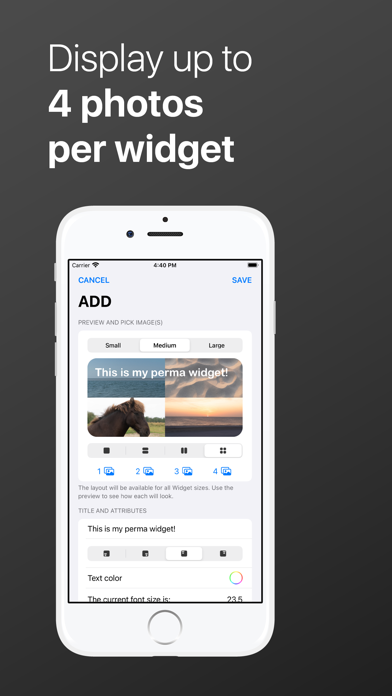 perma widget Screenshot