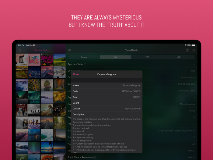 Dr.EXIF - Know your photos