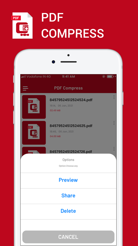 #3. Compress PDF : Reduce PDF Size (iOS) 由: Nitin Katrodiya