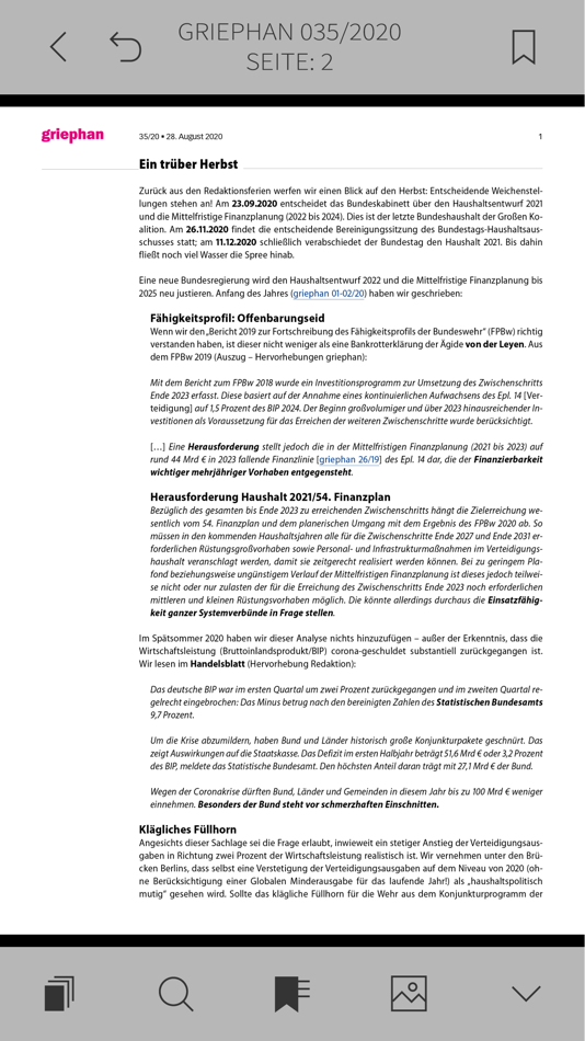 #3. griephan Kiosk (iOS) Ved: DVV Media Group GmbH