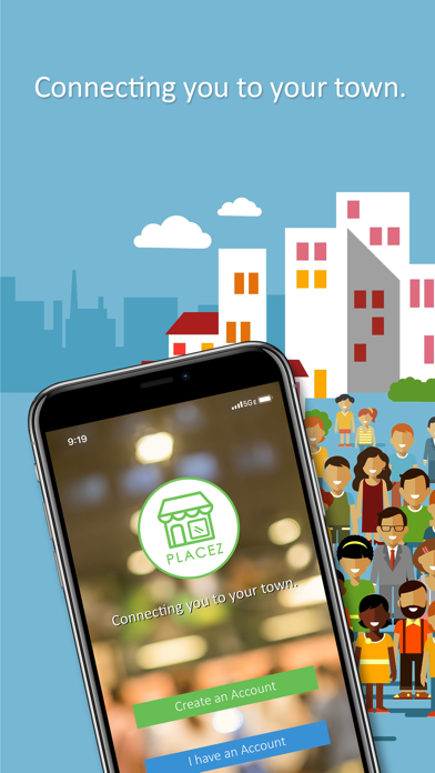 Screenshot #1 pour Placez - Connect To Your Town.