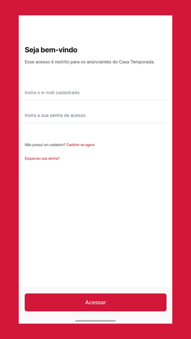 Casa Temporada - Anunciantes Screenshot