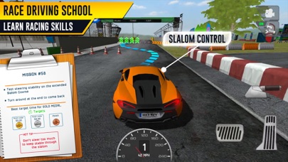 Race Driving License Test Screenshot