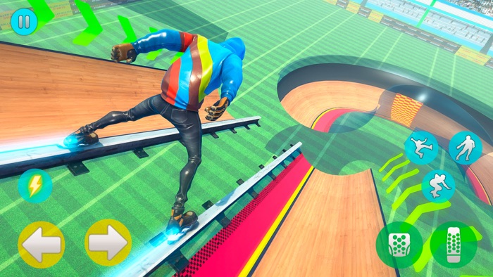 Sky Roller - Skate Runner Game