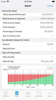 iloan calc (loan calculator) iphone screenshot 2