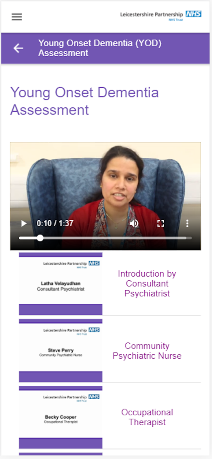 Young Onset Dementia YOD